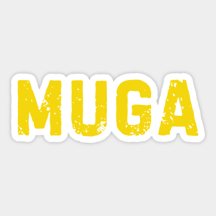 Vintage MUGA Make Ukraine Great Again Retro Ukrainian Flag Sticker